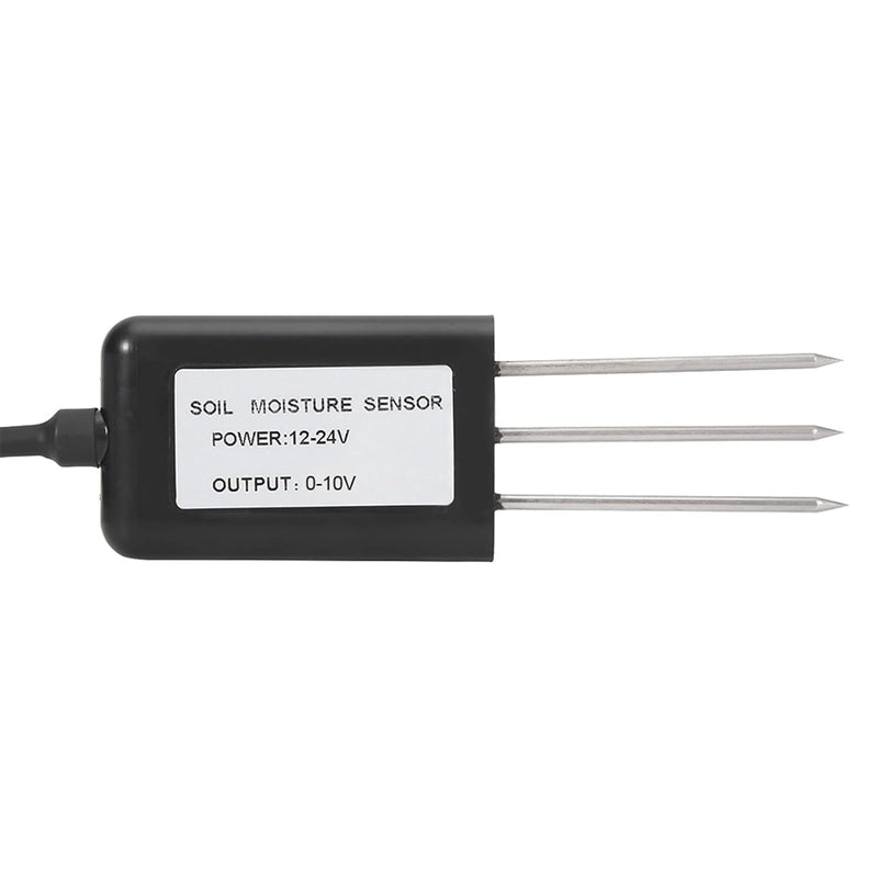 Duokon Bodenfeuchtesensor 0-10V, ABS Hochwertiges 2-In-1 Bodentemperatur Feuchtesensor Messumformer