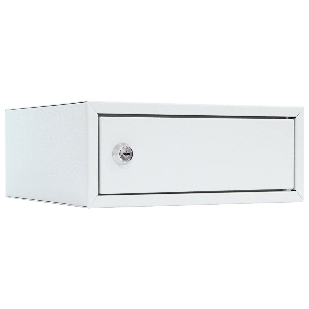 Profirst Wertfach Kaisten 1, Zylinderschloss mit 2 Schlüssel, Lichtgrau, BxH 250x100 mm