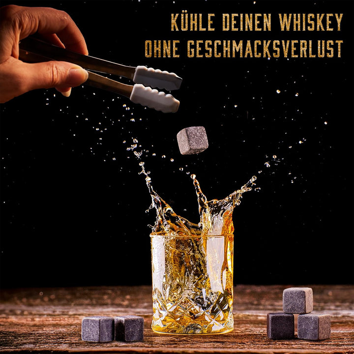 WHISISKEY Whisky Karaffe Set - Whiskey Geschenkset - Geschenke für Männer - Männergeschenke Geschenk