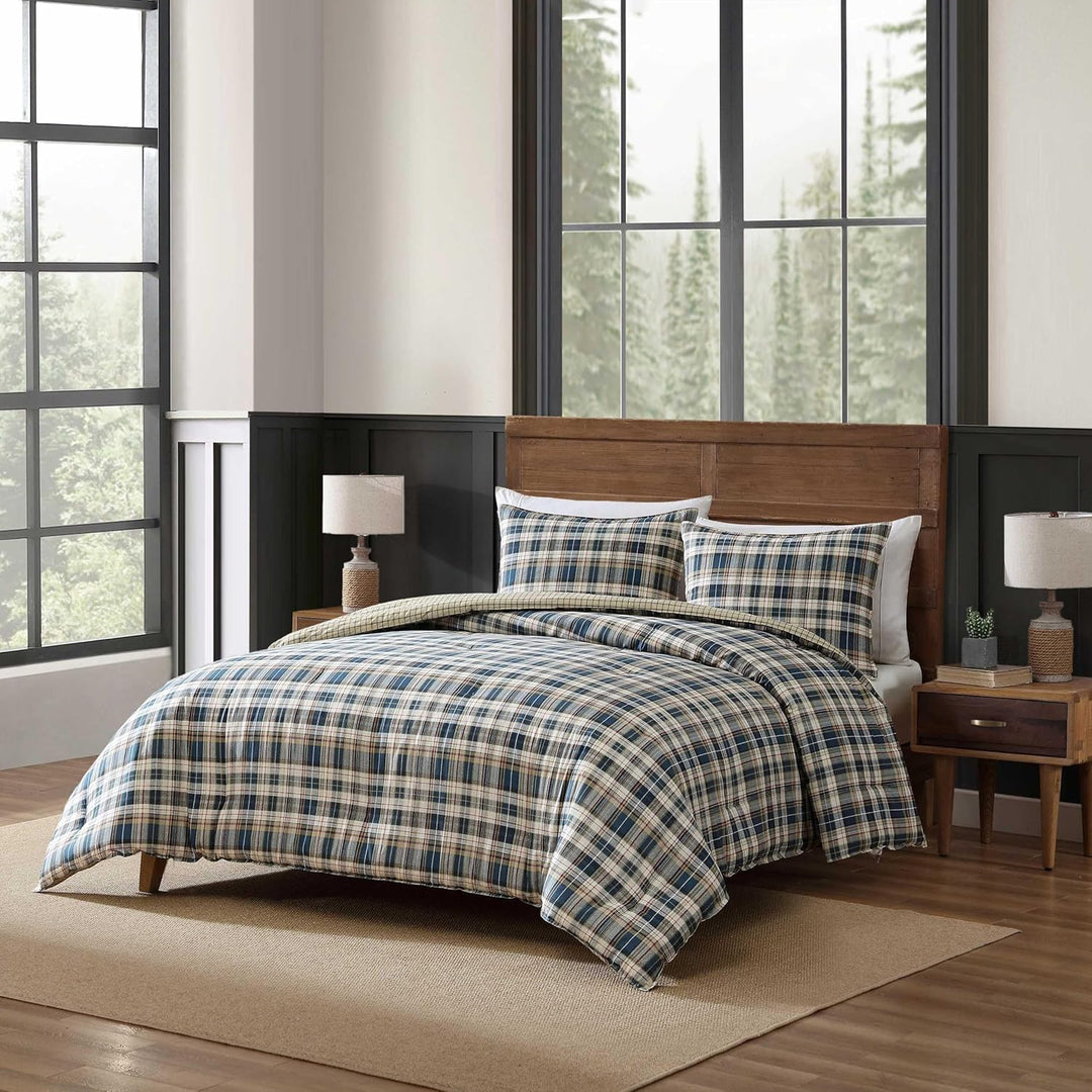 Eddie Bauer Home Collection Port Gamble, Twin, Blue Twin Blau, Port Gamble Blue Twin