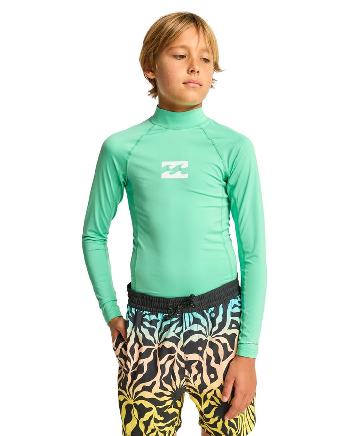 Billabong Jungen All Day Jacquard T-Shirt (1er Pack) 152 Grün - Acid Green, 152 Grün - Acid Green