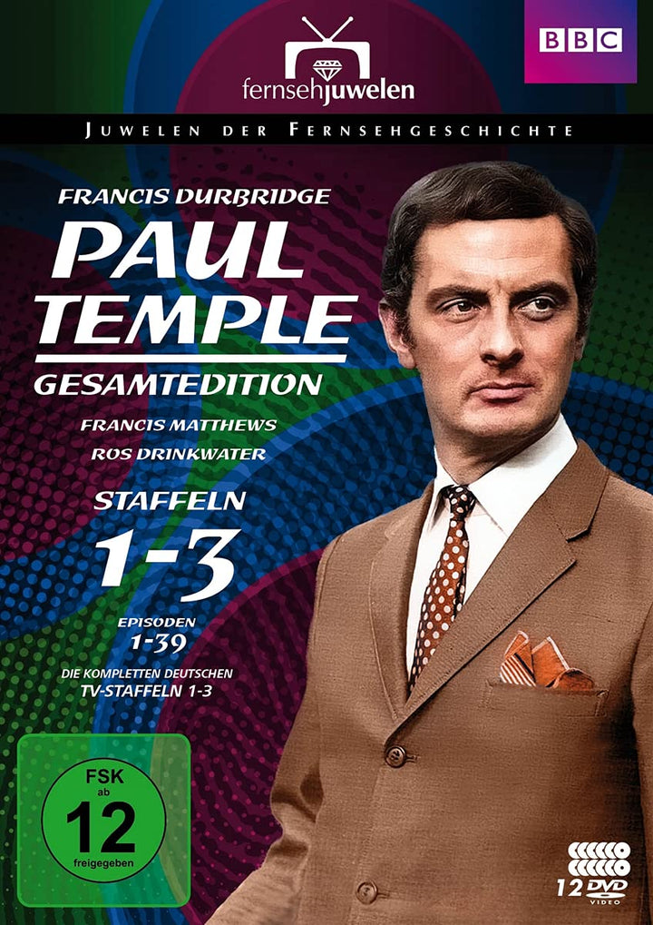 Paul Temple - Gesamtedition (Staffeln 1-3) (Fernsehjuwelen) [12 DVDs], DVD
