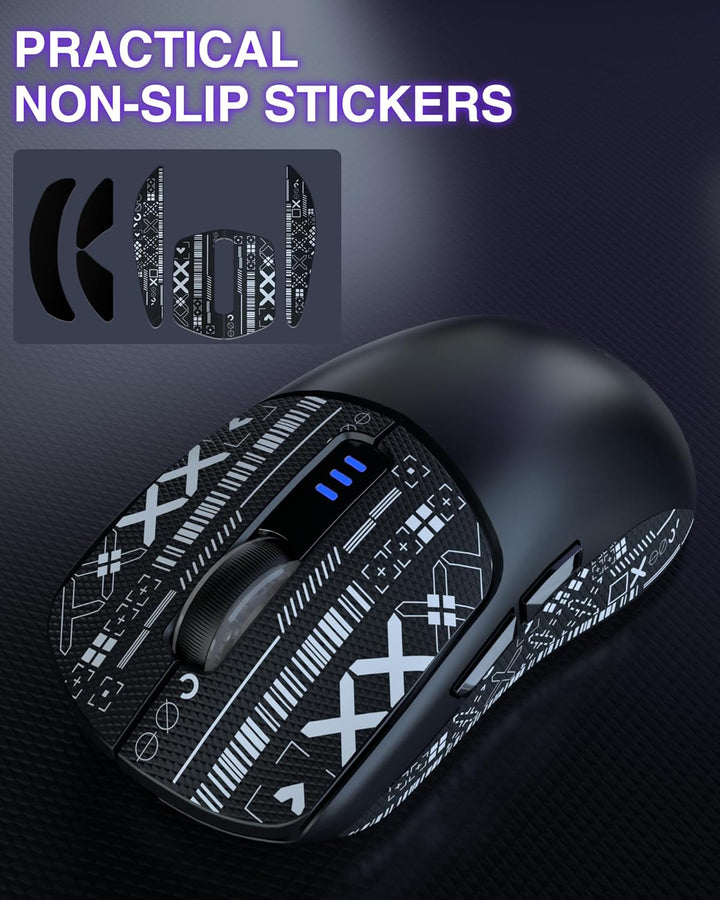 AULA SC580 Gaming Maus Kabellos,2.4GHz/USB-C/BT Wireless Gaming Mouse,12000DPI,6 Programmierbare Tas