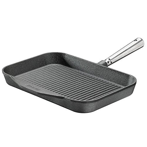 SKEPPSHULT Grillpfanne, Cut Iron, Black, 32x22 cm