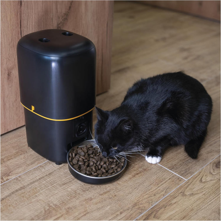 EMOS - GoSmart Futterautomat 4 l - WLAN Pet Care Futterspender mit App - Trockenfutter Automat für K