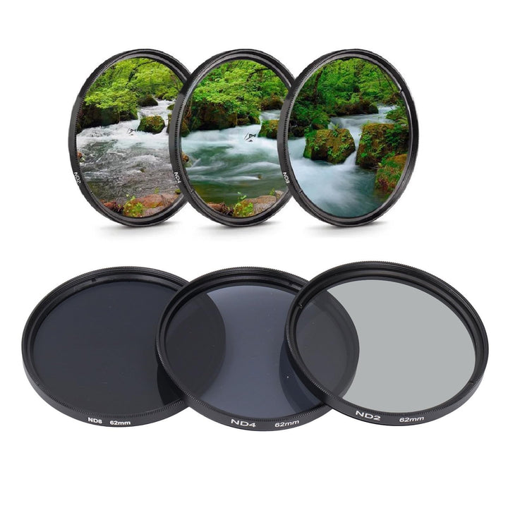 3 Stück ND2 ND4 ND8 Objektiv Filter, HD-Filter für Mehr Schicht Ige Beschichtung Neutrale Dichte mit