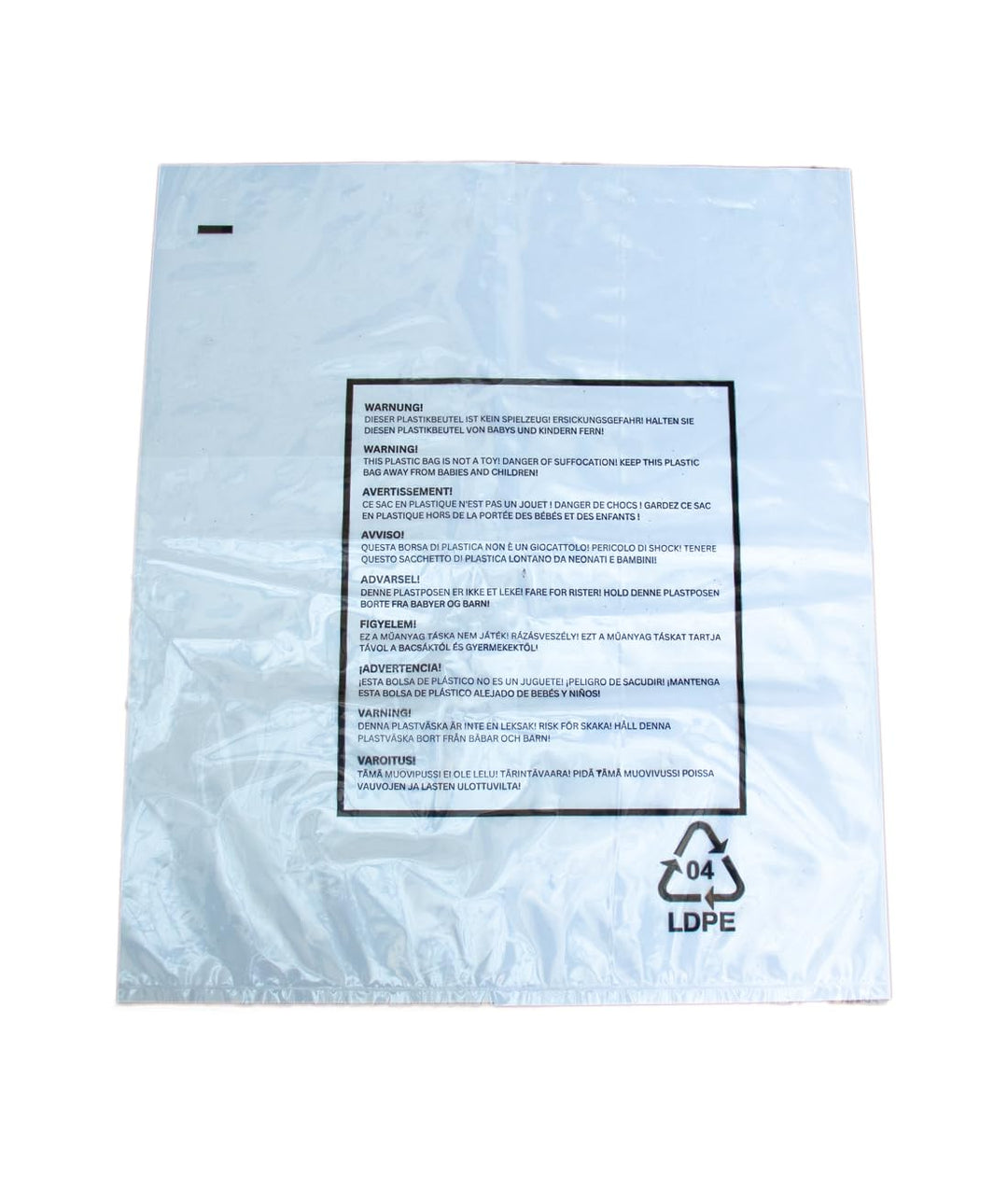 500 Stück PE-Beutel 400x500x0,050mm (50mµ) einseitig offen Polybeutel Plastikbeutel Folienbeutel Imp