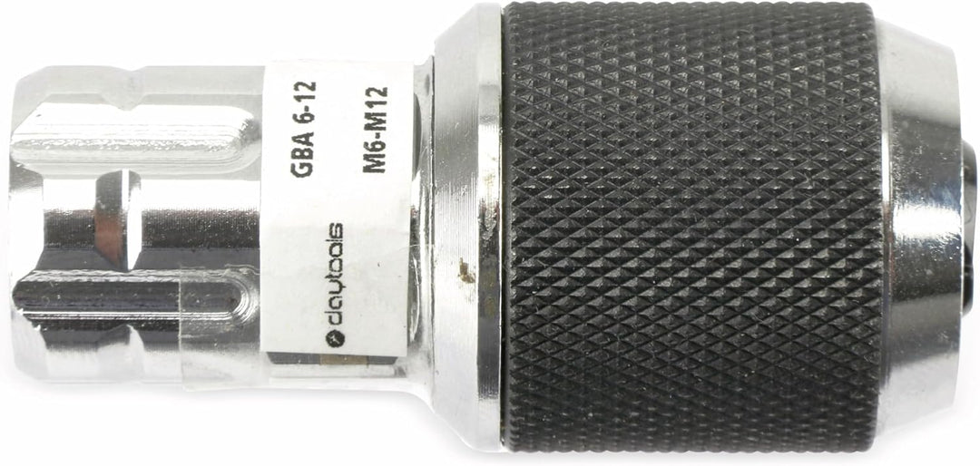 DAYTOOLS Gewindebohrer-Adapter GBA 6-12, 9,5 mm (3/8“), 6-tlg. | Satz mit Stufenlosen Schnellspann S