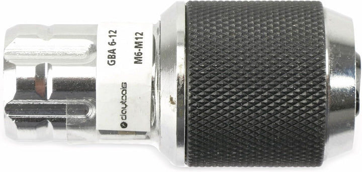 DAYTOOLS Gewindebohrer-Adapter GBA 6-12, 9,5 mm (3/8“), 6-tlg. | Satz mit Stufenlosen Schnellspann S