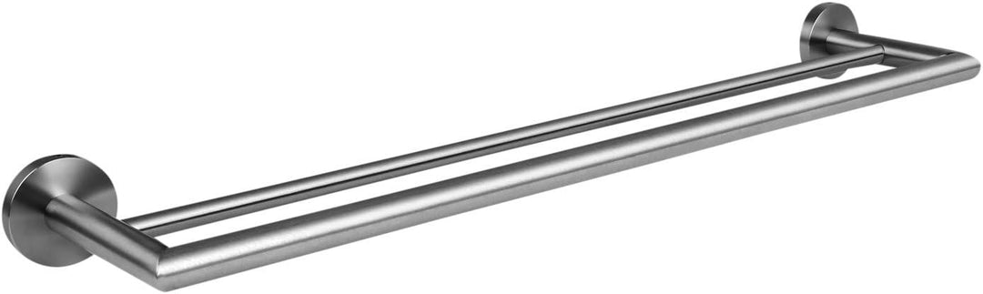 Ambrosya - Handtuchhalter zum Bohren - Badetuchhalter Handtuchstange Handtuch Haken Halter Wand Bad