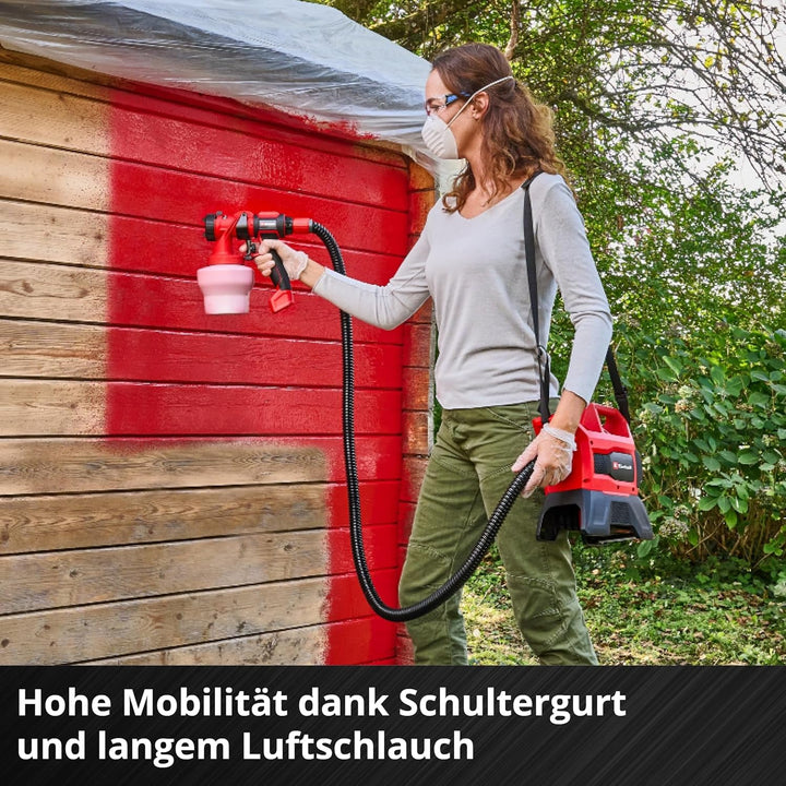 EINHELL Akku-Farbsprühsystem TE-SY 18/90 Li Kit (1x 4,0 Ah)