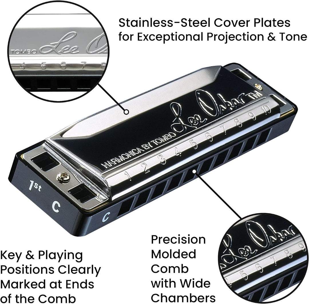 Lee Oskar 797024 Melody Maker G-Dur Mundharmonika, G-Dur