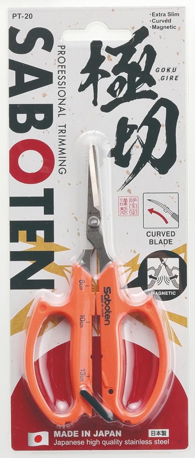 Saboten "Gokugire Automatic" Professional Trimming Shears (with 1 pair of magnets) -Made in Japan- (