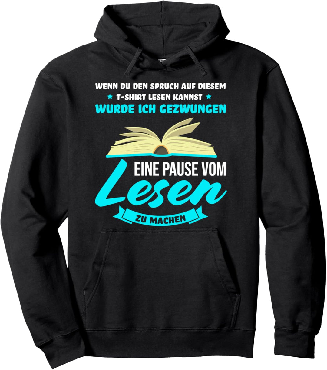Lesen Buch Bücherwurm Pullover Hoodie