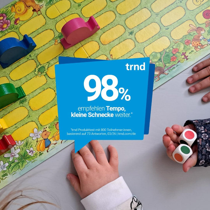 Ravensburger 12010016 Tempo, kleine Schnecke - Meine ersten Spiele: Kinderspiele, Spiele ab 3 Jahren