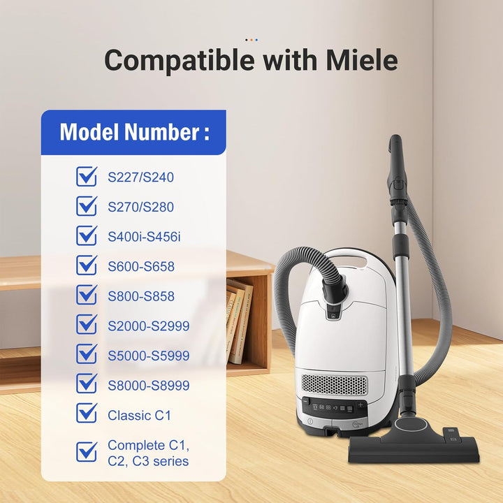 16 Stück S8340 Staubsaugerbeutel für Miele GN 3D Staubsauger S2 S4 S5 S6 S8, Complete C2/C3, Classic