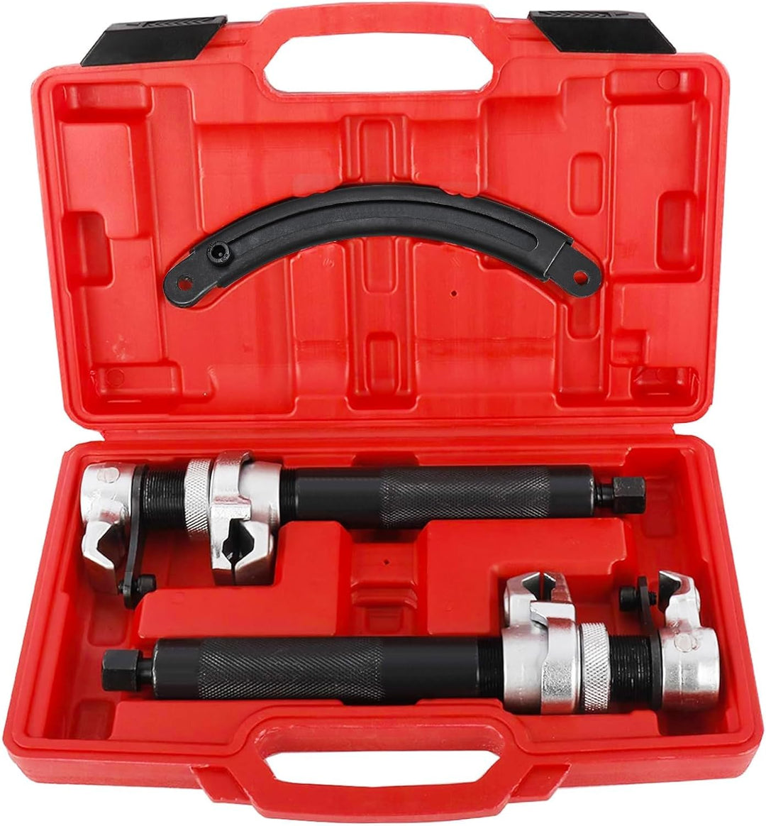 FreeTec Federspanner Set 3tlg | Profi Werkzeug für KFZ Federn | Tuning & Tieferlegung | Spanner für