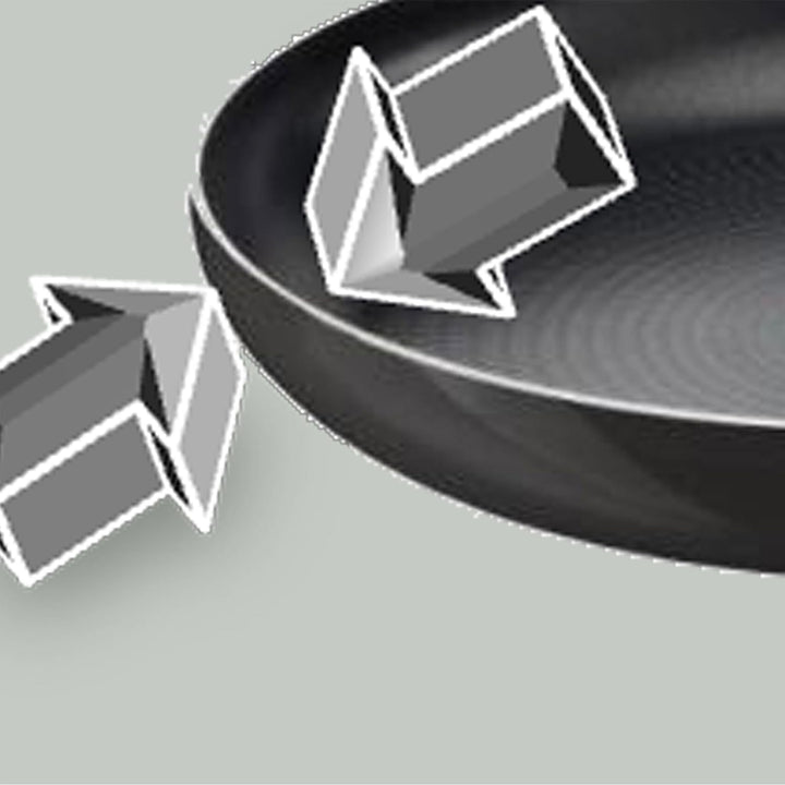 Tefal D52619 Resist Wokpfanne| sichere Titanium Antihaftversiegelung | Thermo-Signal Temperaturindik