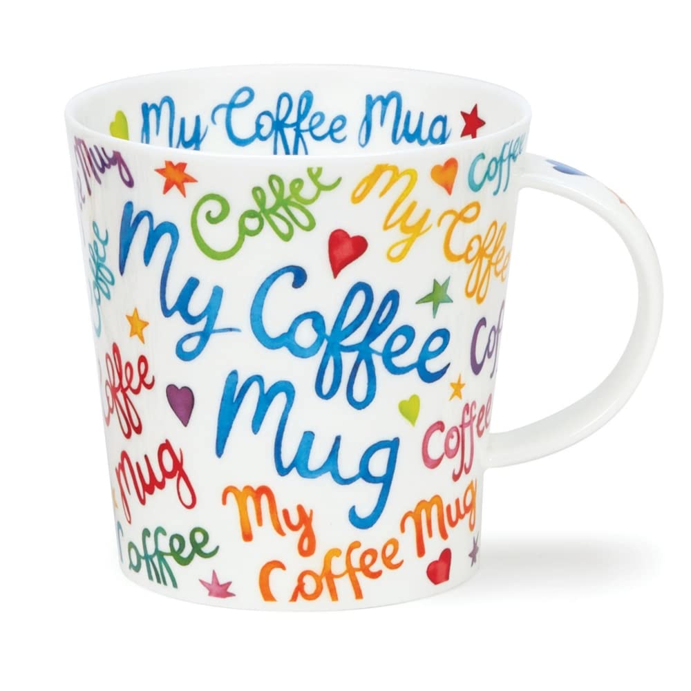 Dunoon My Coffee Becher Cairngorm aus Knochenporzellan, 0,48 l