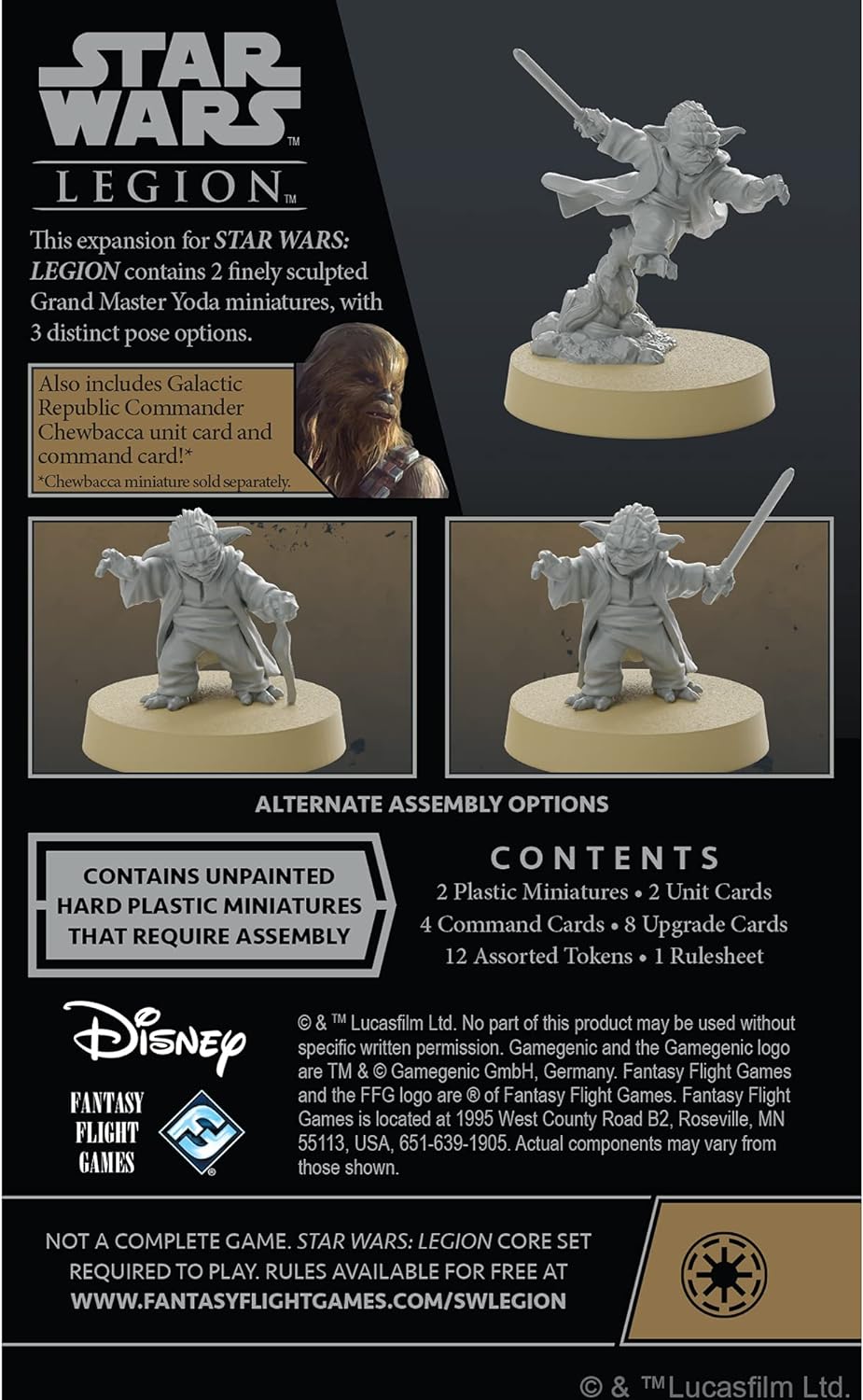 Atomic Mass Games, Star Wars Legion: Galactic Republic Expansions: Grand Master Yoda, Unit Expansion