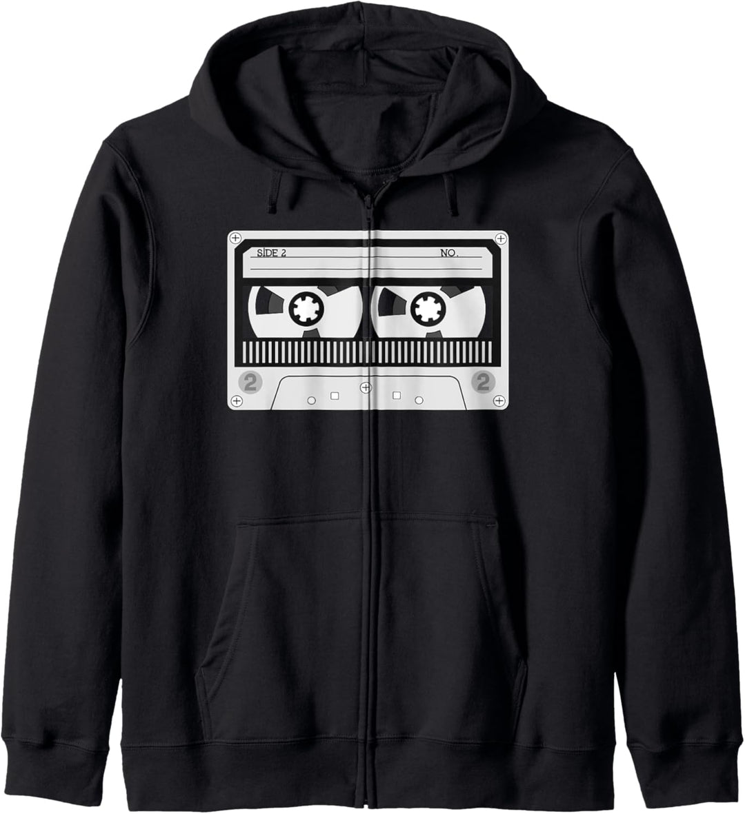 Retro Musik Vintage Kassette Mixtape 80er & 90er Jahre Kapuzenjacke
