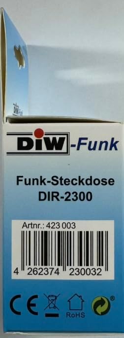 WeBaSo Sparset-4e: FUNK-Set "AWST-IT3" - Funk-Wandschalter mit Count-Down-Timer 5/30Sek.-2/10/30 Min