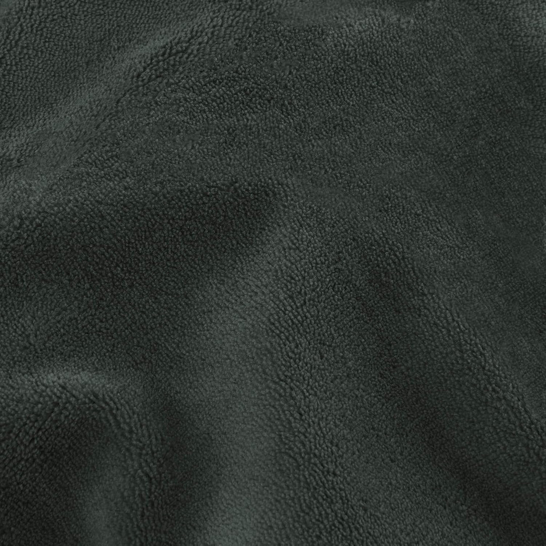 aqua-textil Feelwell Bettwäsche 155 x 220 cm 4teilig Coral Fleece Bettbezug Thermo Flausch anthrazit