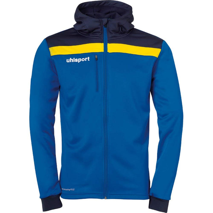 uhlsport Herren Offense 23 Multi Hood Jacke Herren Jacke S azurblau/Marine/limonenge, S azurblau/Mar