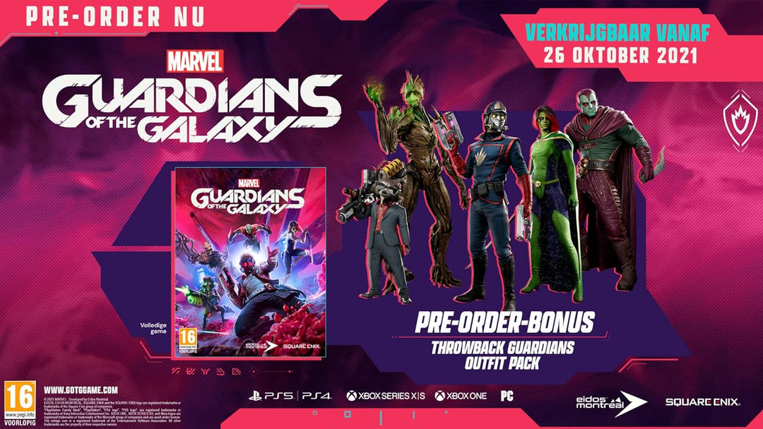 Unbekannt Marvel's Guardian of The Galaxy - Upgrade PS5 beinhaltet:
