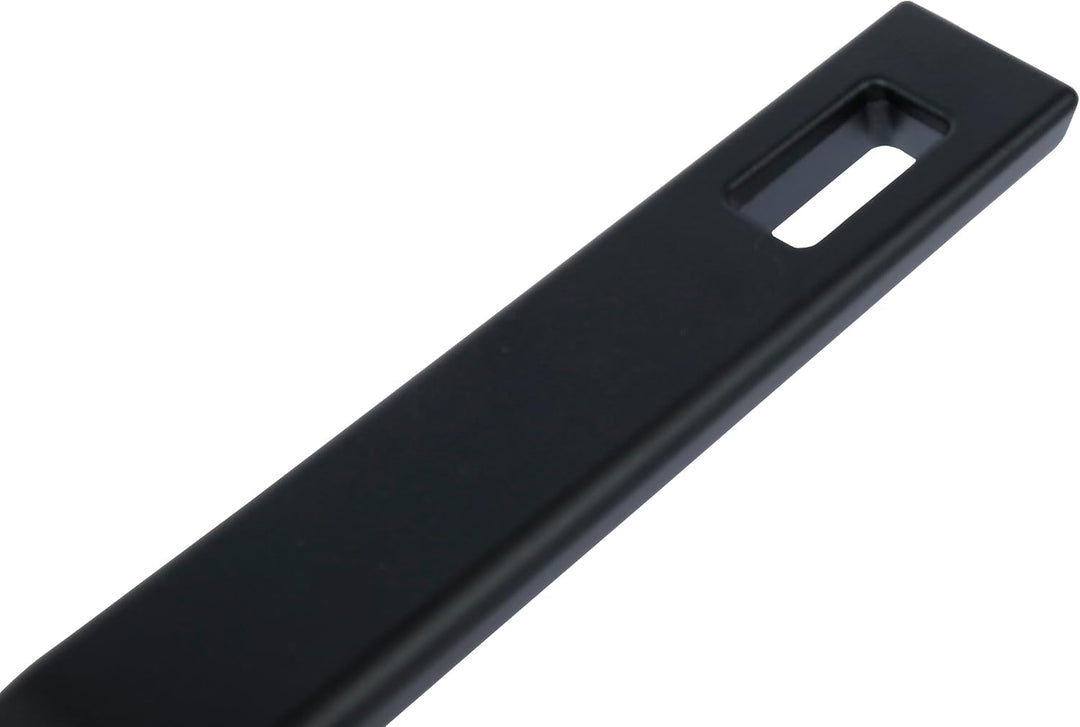 axentia 135616 Stieltopf, gepresst, mit Glasdeckel, Ø ca. 16 cm, schwarz