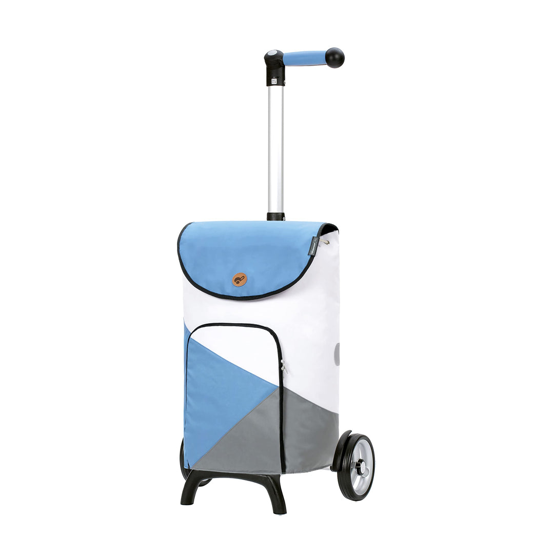 Andersen Shopper Unus Fun Alu mit Rad Ø 17 cm und 47 Liter Tasche Ester blau, Ester Blau