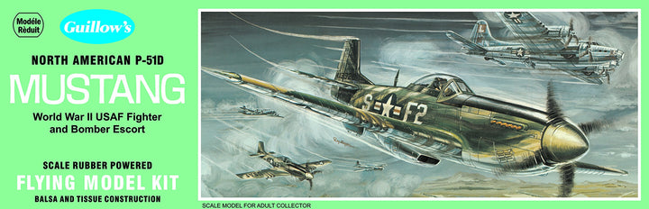Guillow North American P51D Mustang Modellbausatz