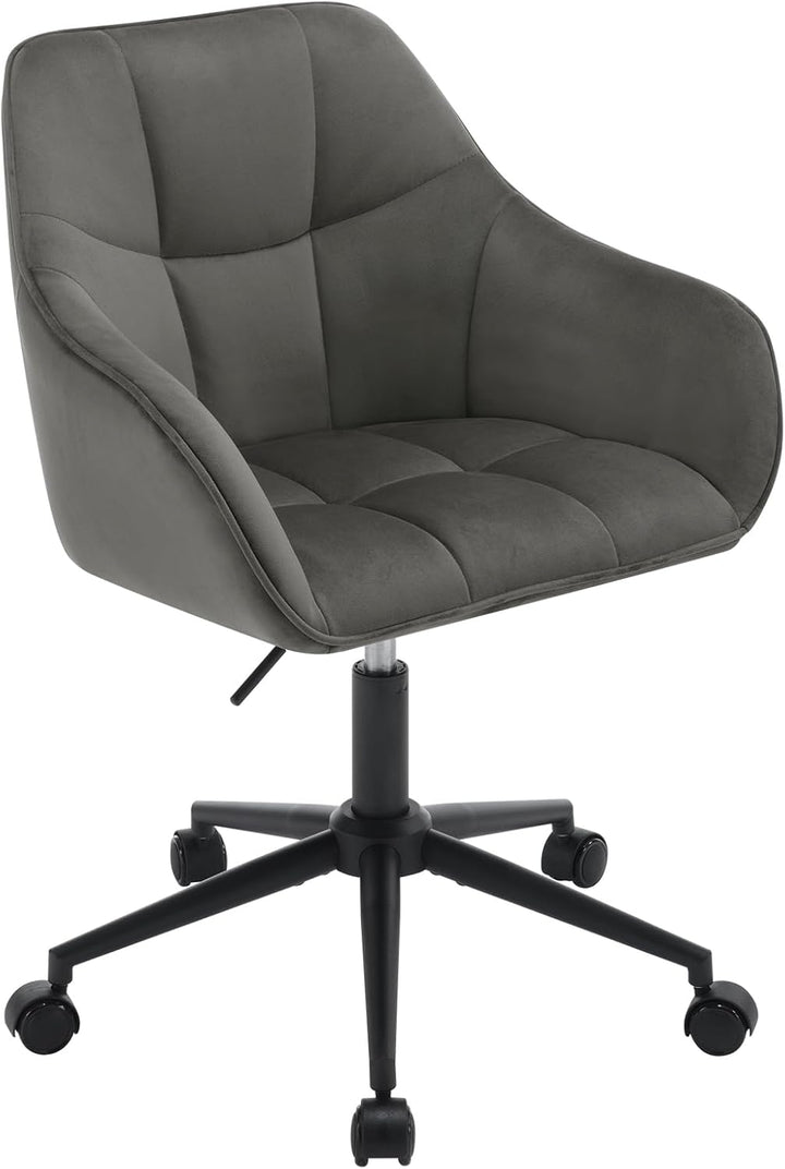 WOLTU Homeoffice Stuhl, Schreibtischstuhl, Drehstuhl, Schminkstuhl, höhenverstellbar, bis 150 kg bel