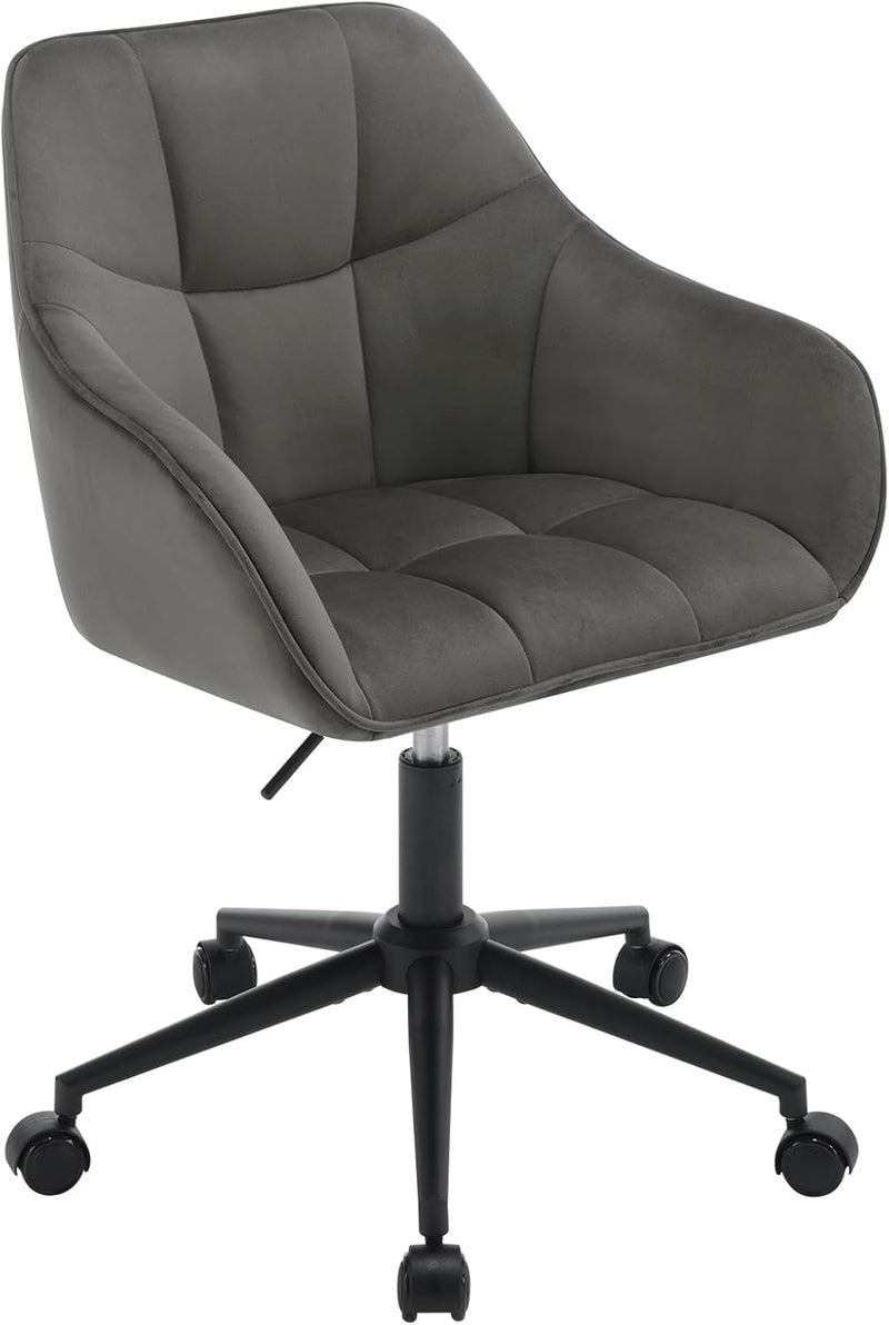 WOLTU Homeoffice Stuhl, Schreibtischstuhl, Drehstuhl, Schminkstuhl, höhenverstellbar, bis 150 kg bel