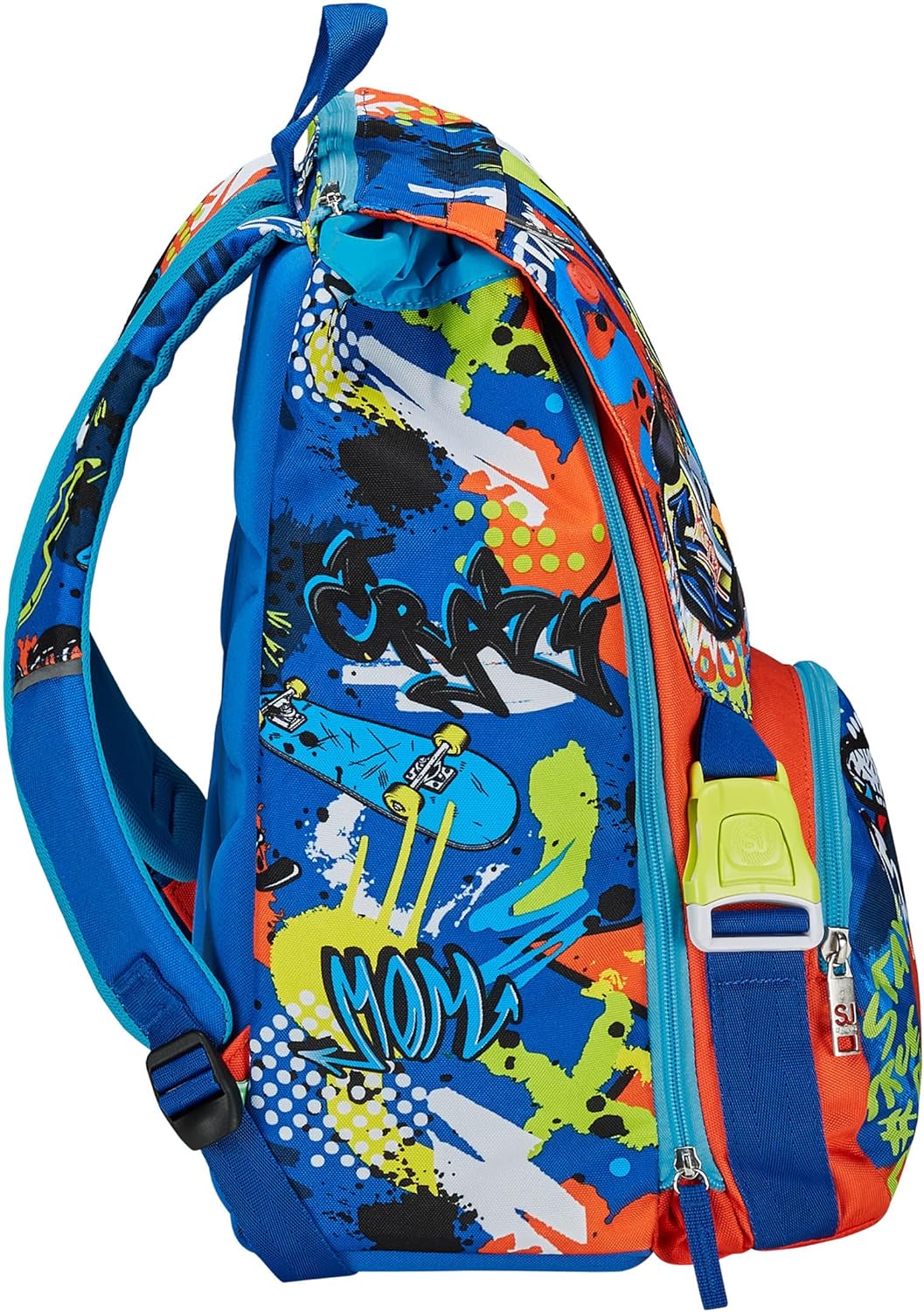 Jungen Zaino Estensibile Rucksack, Blau
