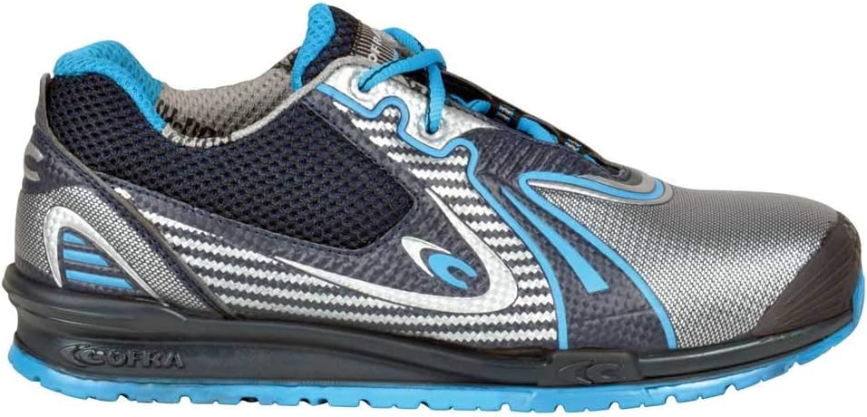 Cofra 78680-000.W47 GOLEADA S3 SRC Sicherheitsschuhe, Blau/Silber/Grau, Grösse 47 47 EU, 47 EU