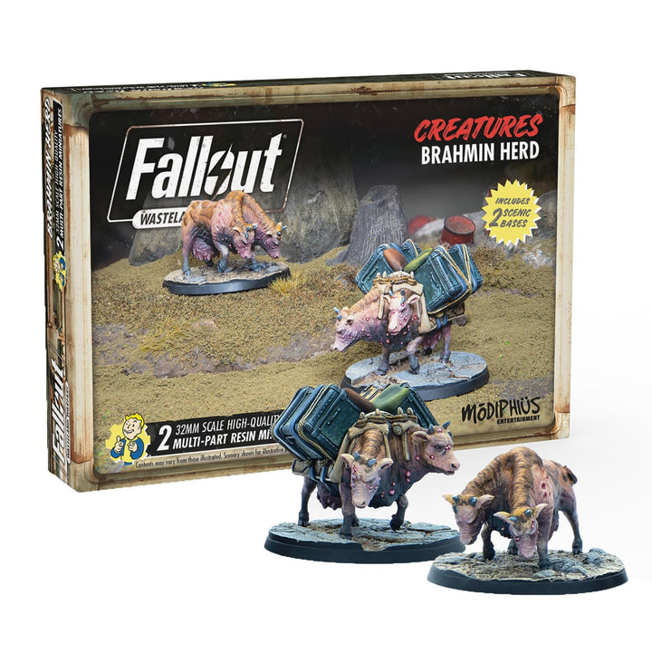 Fallout: Wasteland Warfare: Creatures Brahmin Herd