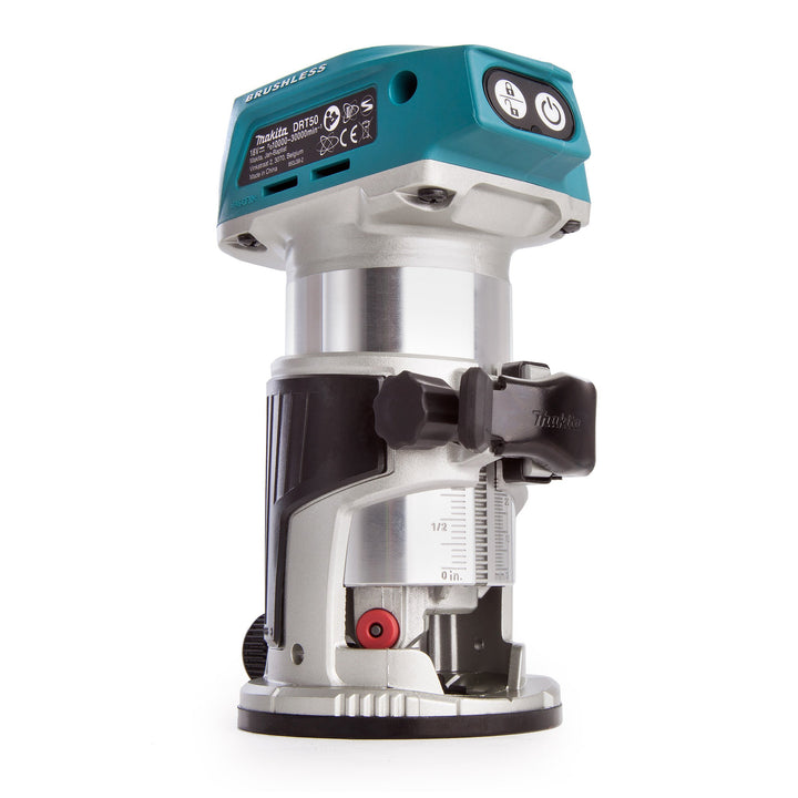 Makita Akku-Fräse DRT50ZJ Solo-Version Einzeln, Einzeln