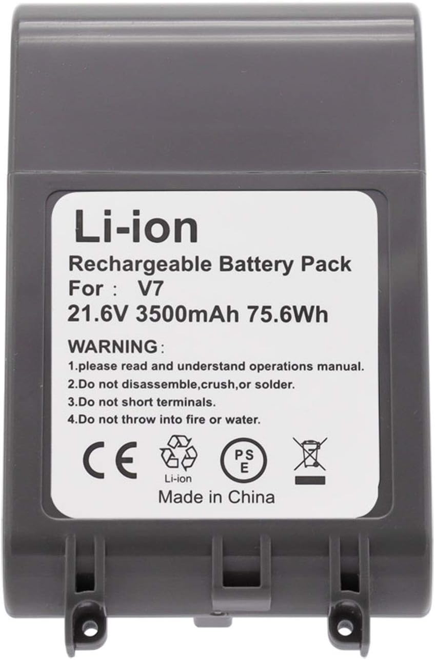 Abakoo 3500mAh Li-Ionen Batterie 21,6V Ersatzakku für Dyson V7 SV11 Serie Motorhead Pro V7 Trigger,