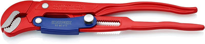 KNIPEX Rohrzange S-Maul mit Schnelleinstellung, Chrom-Vanadium, rot pulverbeschichtet, 330 mm, 83 60