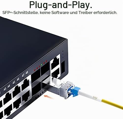 1PCS 10G SFP 10G-Base-SR 850nm MMF, SFP+ Transceiver bis zu 550 Meter, für Cisco GLC-SX-MMD/GLC-SX-M