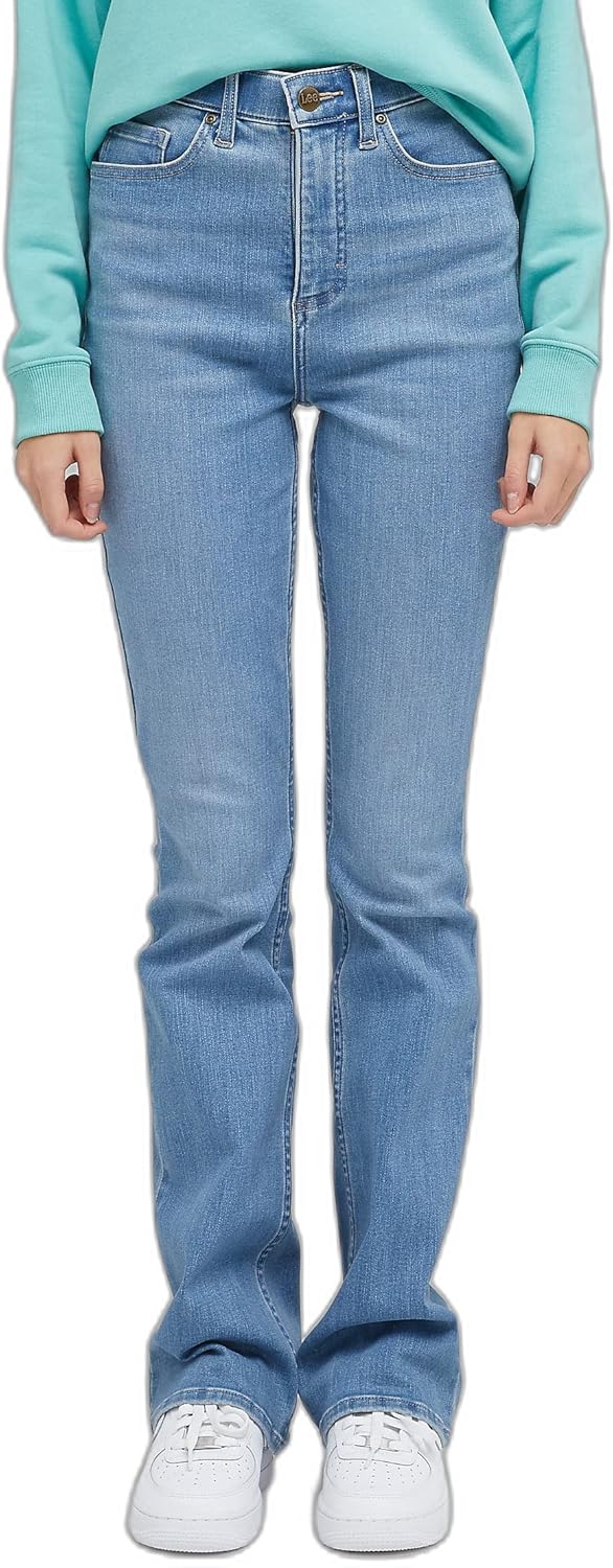 Lee Damen Ulc Bootcut Jeans, Gelb