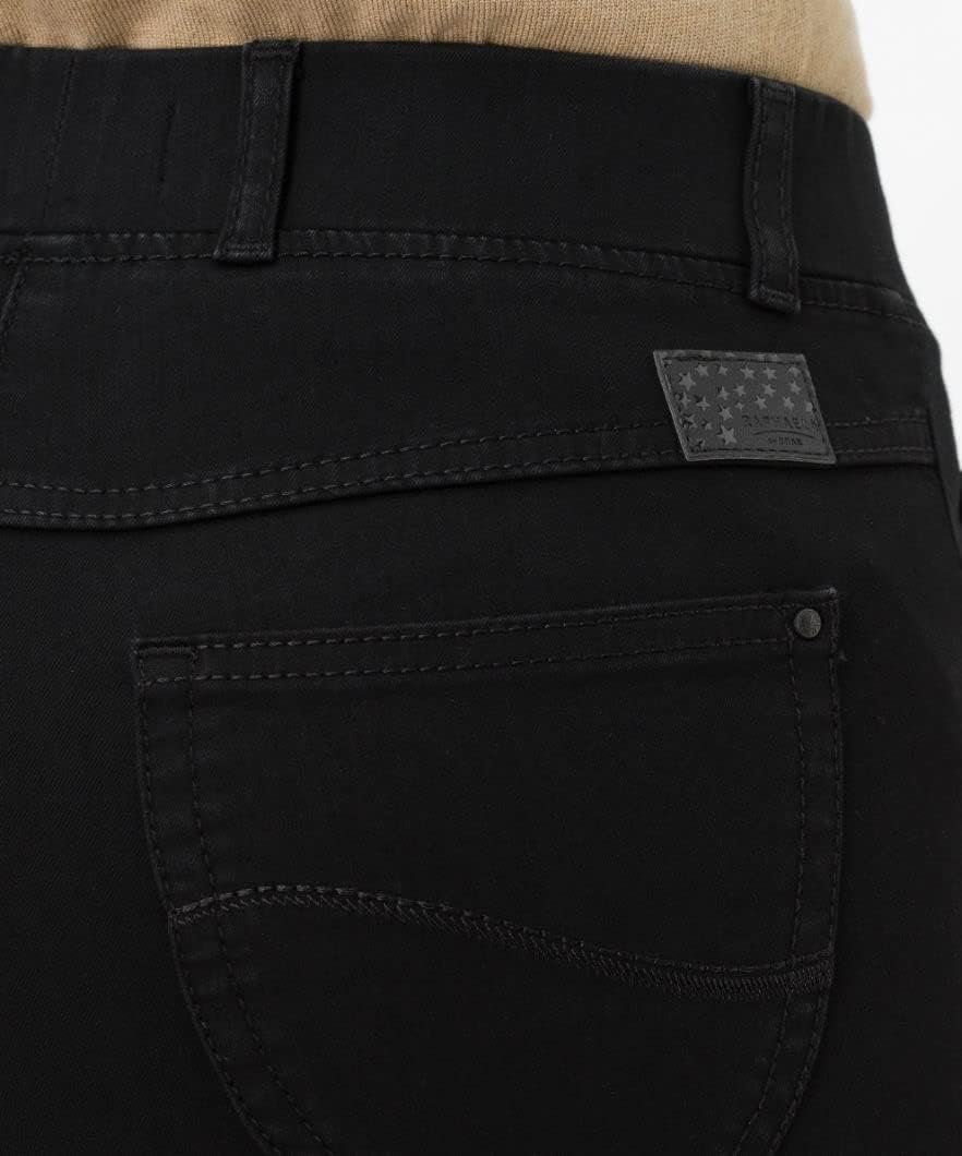 Raphaela by Brax Damen Jeans Style Lavina Rundum Schlupf Denim Super Slim 38 Schwarz, 38 Schwarz