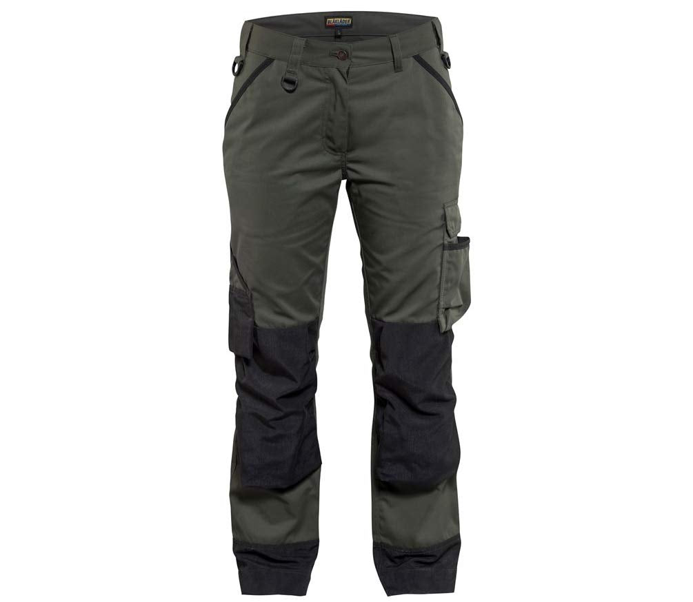 Blåkläder 71541835 Damen Garten Hosen, Armee-Grün / Schwarz, C34, 34