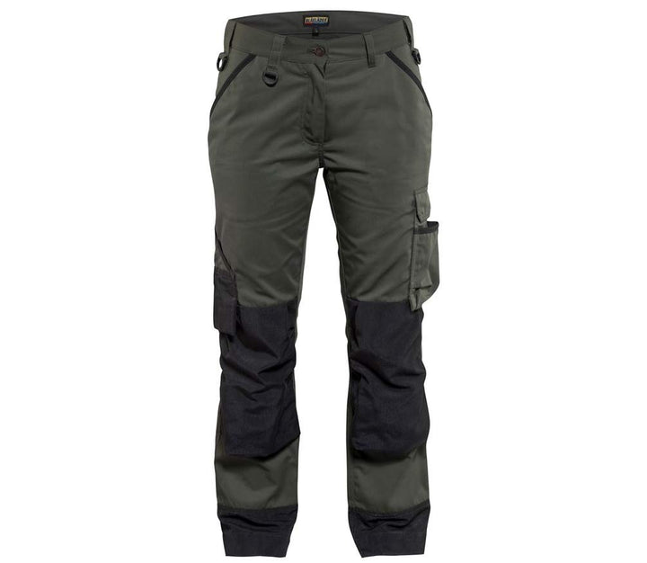 Blåkläder 71541835 Damen Garten Hosen, Armee-Grün / Schwarz, C34, 34