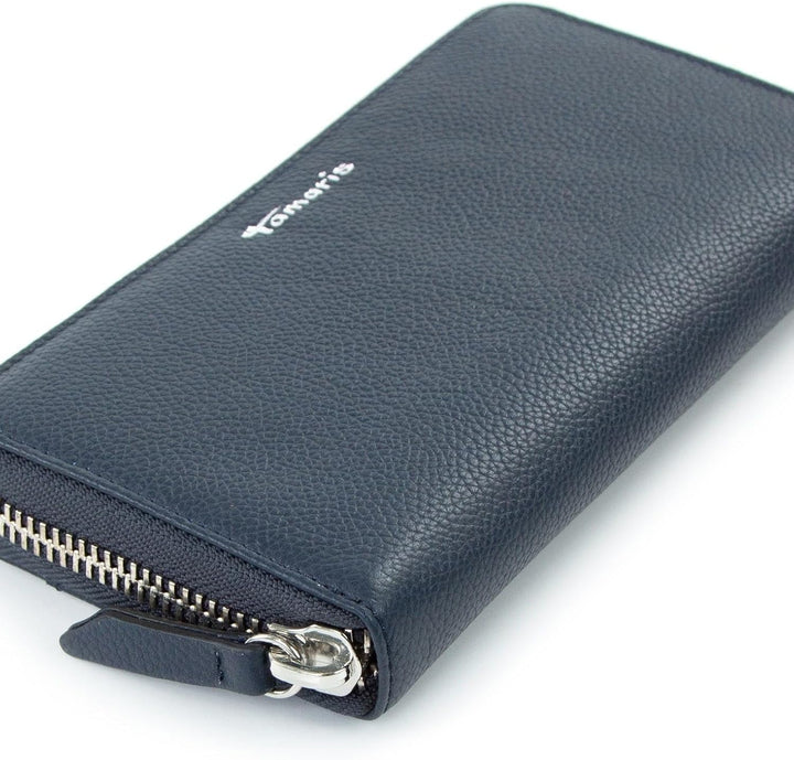 Tamaris Amanda Zip Around Wallet Blue Blue 500 Einheitsgrösse, Blue 500 Einheitsgrösse