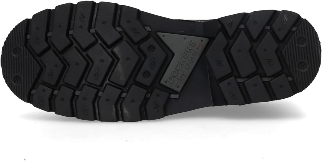 Dockers by Gerli Herren Schnürstiefeletten, Männer Schnürschuhe 40 EU Schwarz 100, 40 EU Schwarz 100