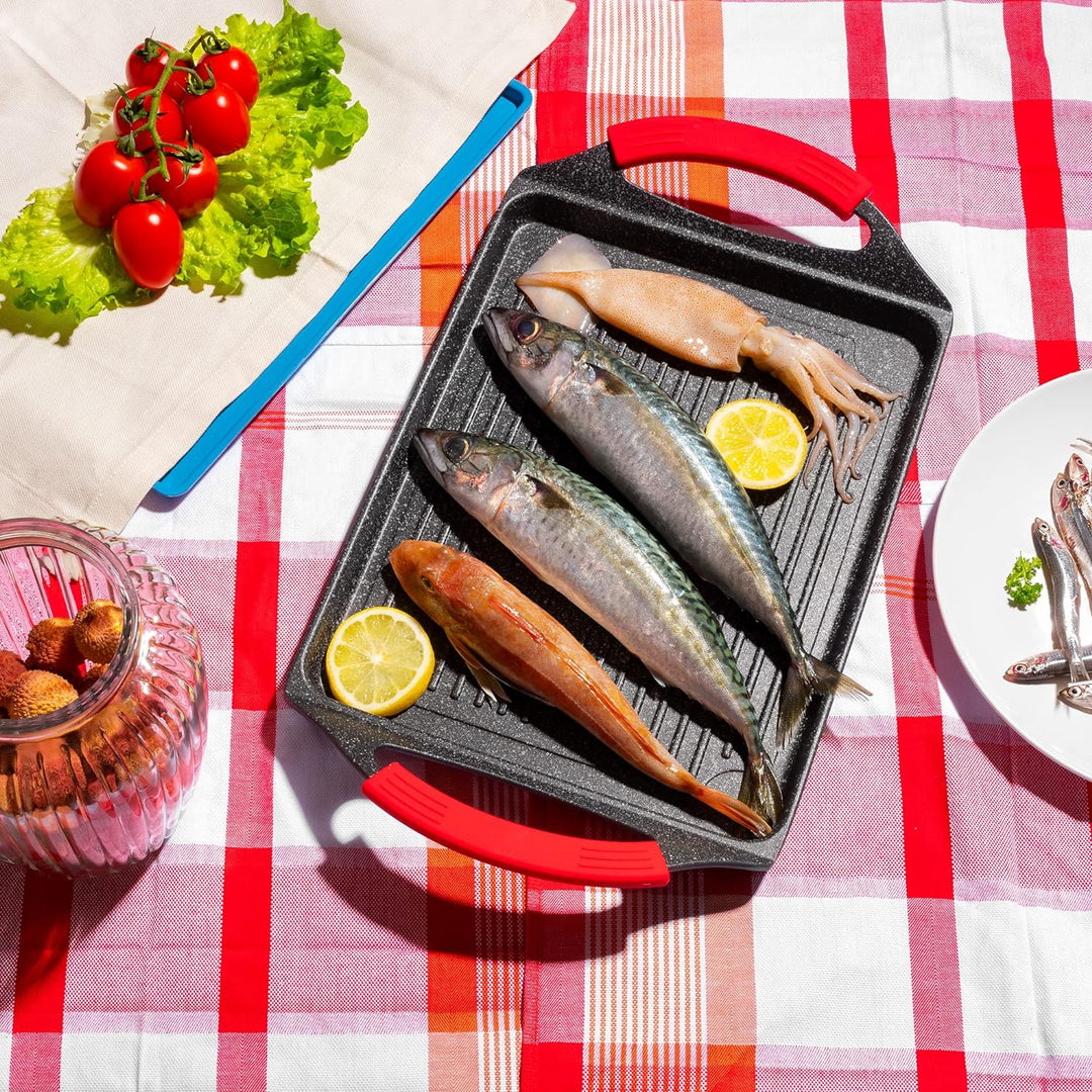 Moneta Rechteckiger Grillrost 35 x 22 cm Pro Grill auch für Induktion