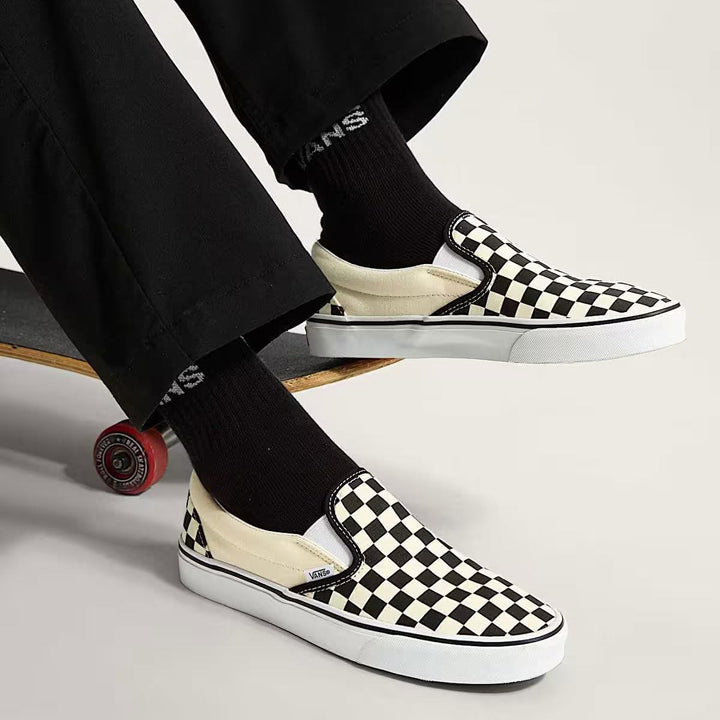 Vans U AUTHENTIC LO PRO VT9N8GD Unisex-Erwachsene Sneaker 41 EU Blk Whtchckerboard Wht, 41 EU Blk Wh