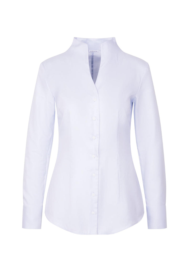 Seidensticker Damen Bluse - City Bluse - Bügelleicht - Kelchkragenbluse - Slim Fit - Langarm - 100%